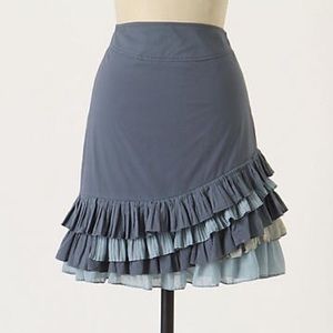 Anthropologie Odille Rock Slide Skirt